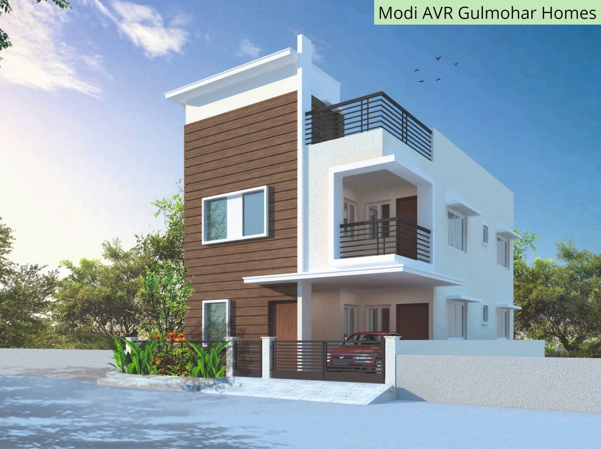 Modi AVR Gulmohar Homes banner images