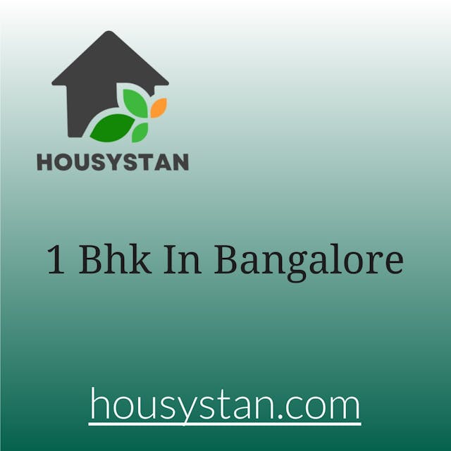 Image of 1 Bhk In Bangalore