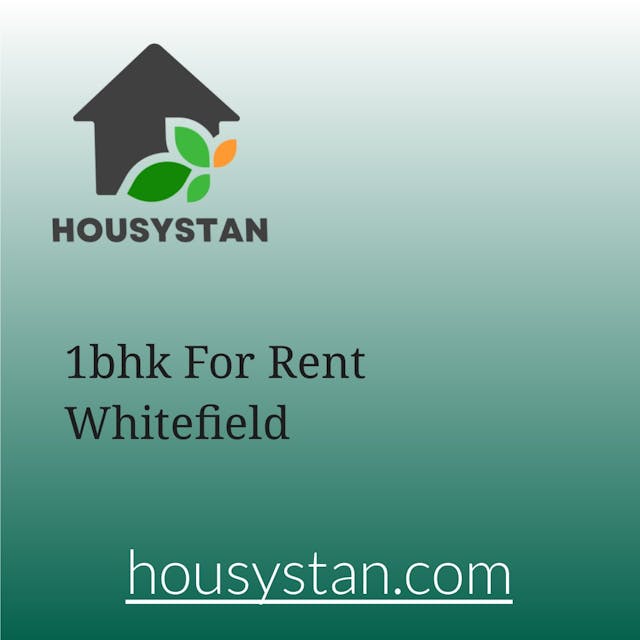 Image of 1bhk For Rent Whitefield