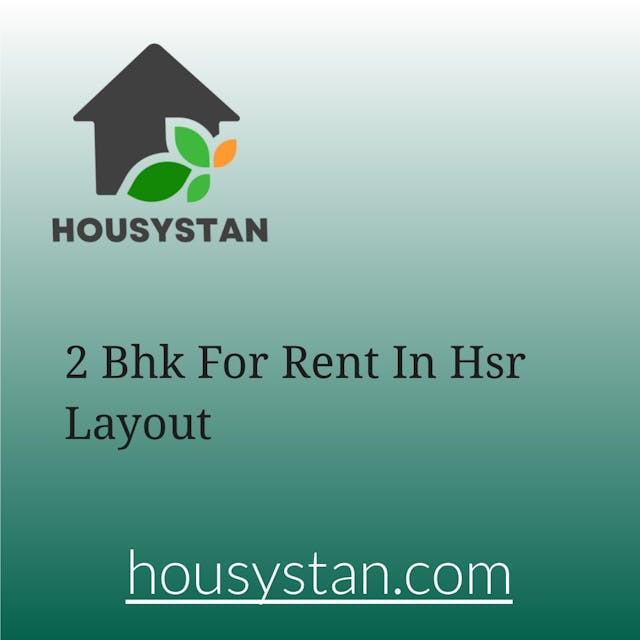 2 Bhk For Rent In Hsr Layout