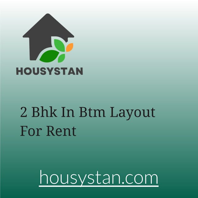 Image of 2 Bhk In Btm Layout For Rent