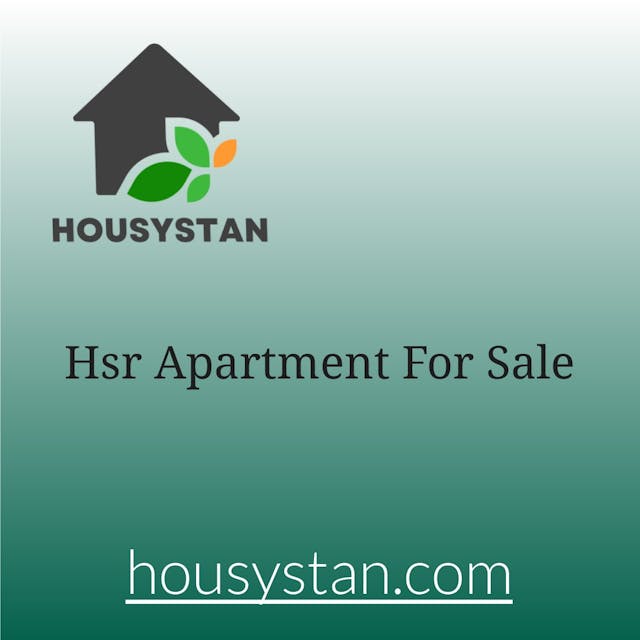 Hsr Apartment For Sale