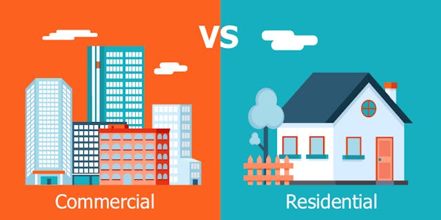 Image of Residential v/s Commercial Properties
