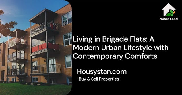 Living in Brigade Flats: A Modern Urban Lifestyle with Contemporary Comforts