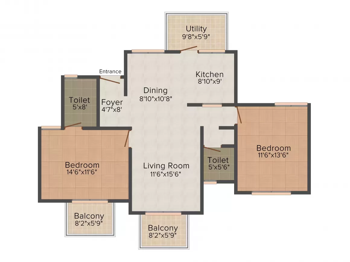 Floor plan for Alpine Pyramid