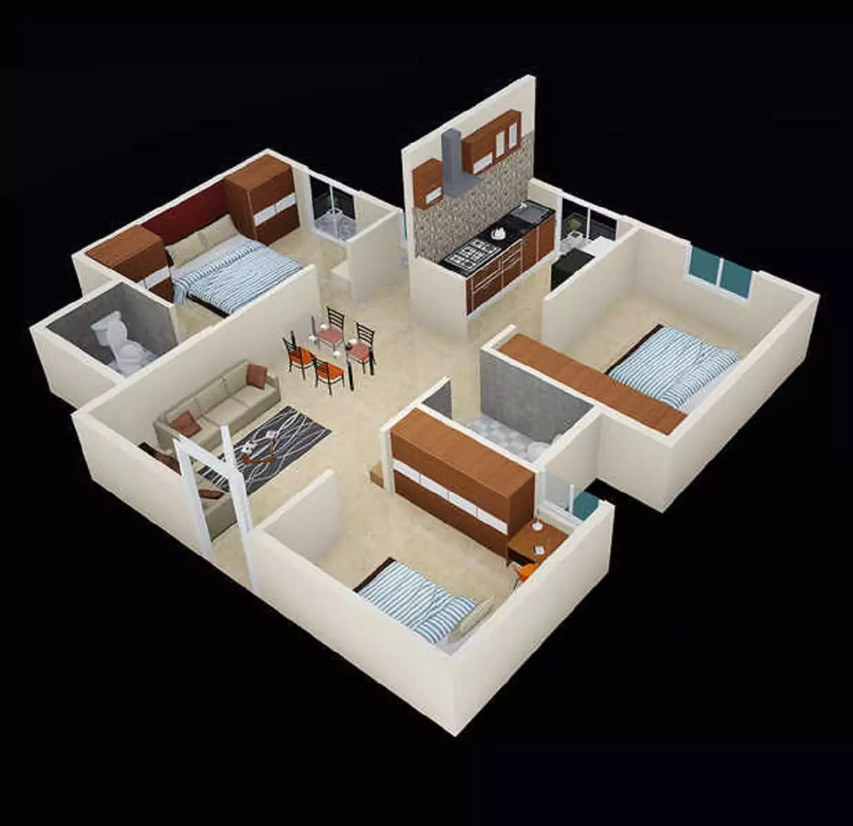 Floor plan for Aswani Vamani