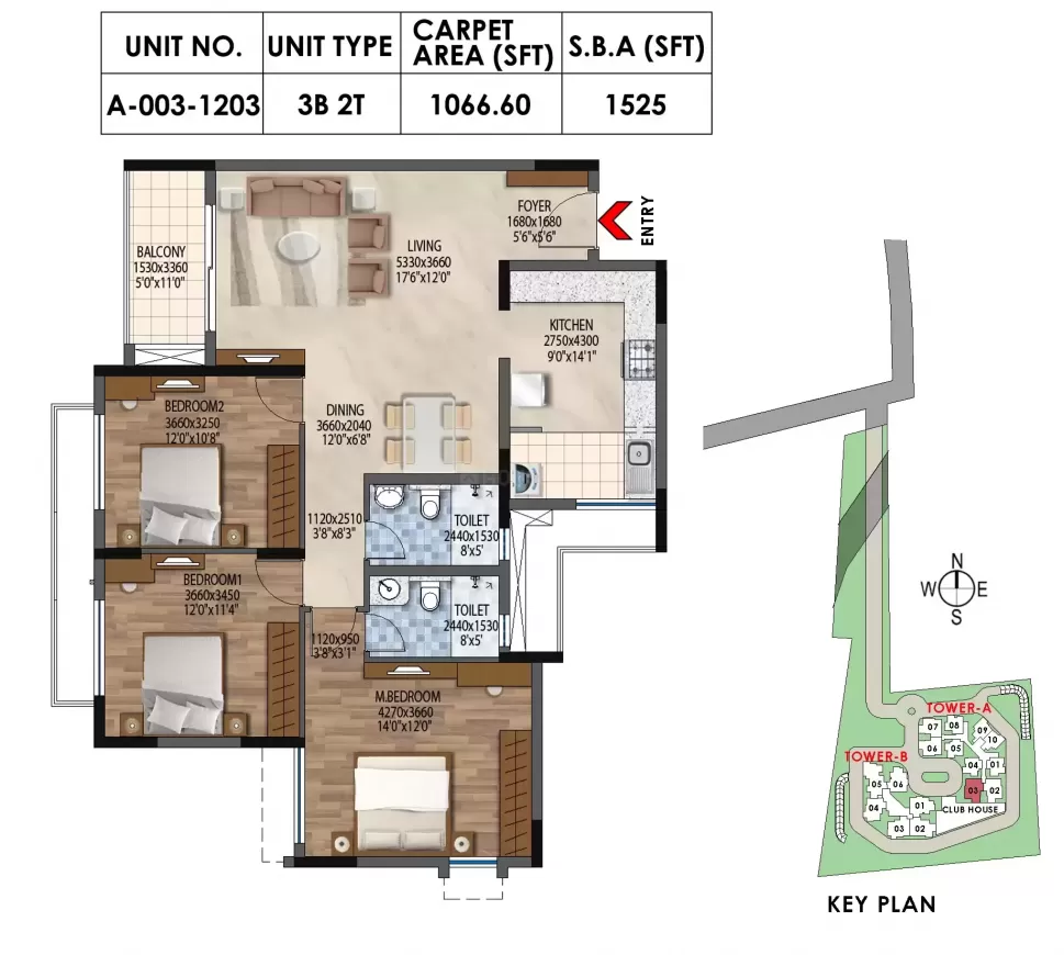 Floor plan for Bollineni Astra