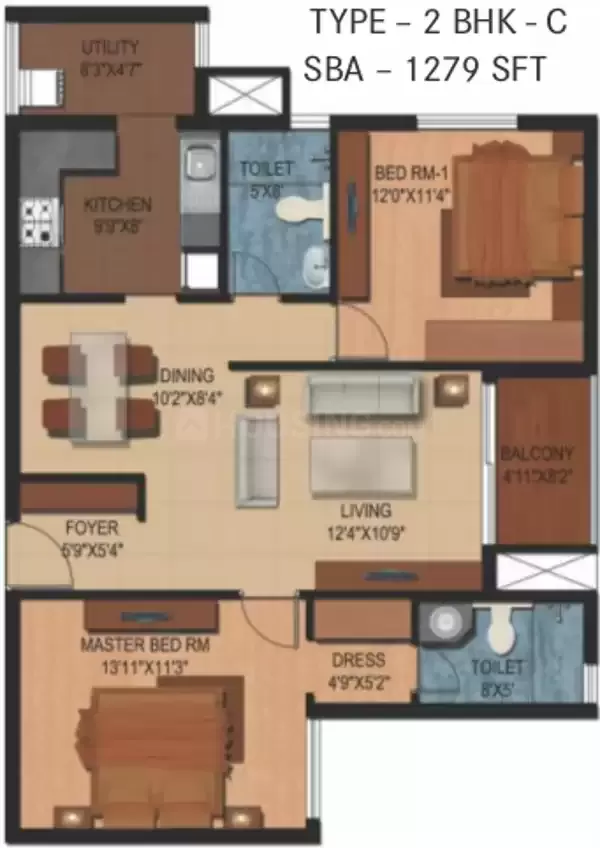 Floor plan for Century Breeze