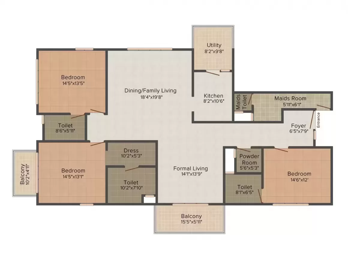 Floor plan for Century Ethos