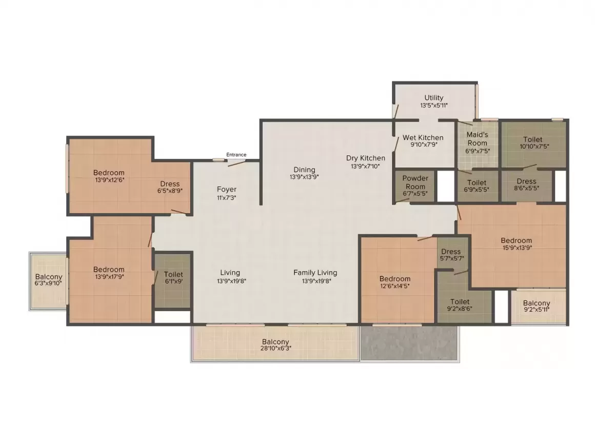 Floor plan for Century Ethos