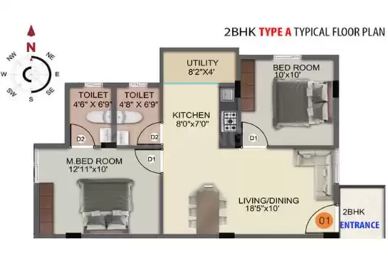 Floor plan for DS Max Sista Nest