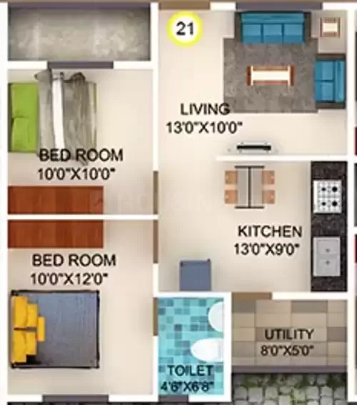 Floor plan for DS Max Stonescape