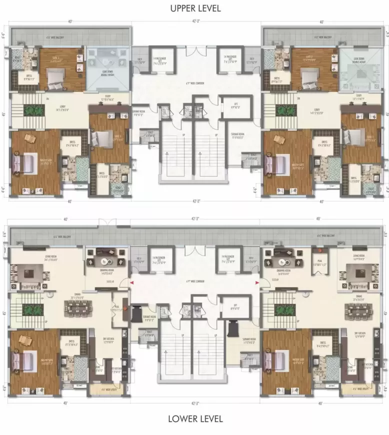 Floor plan for DSR SSC GVK Skycity