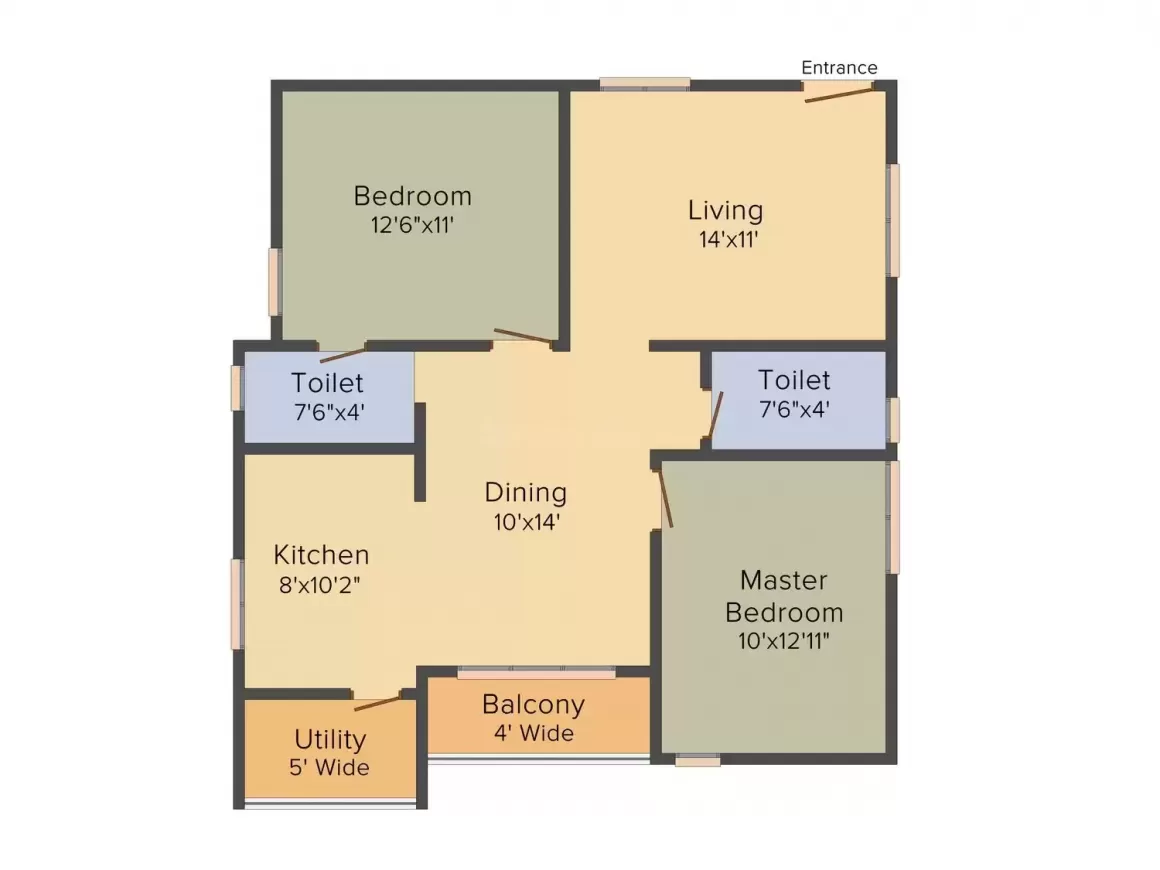 Floor plan for DSR White Waters II