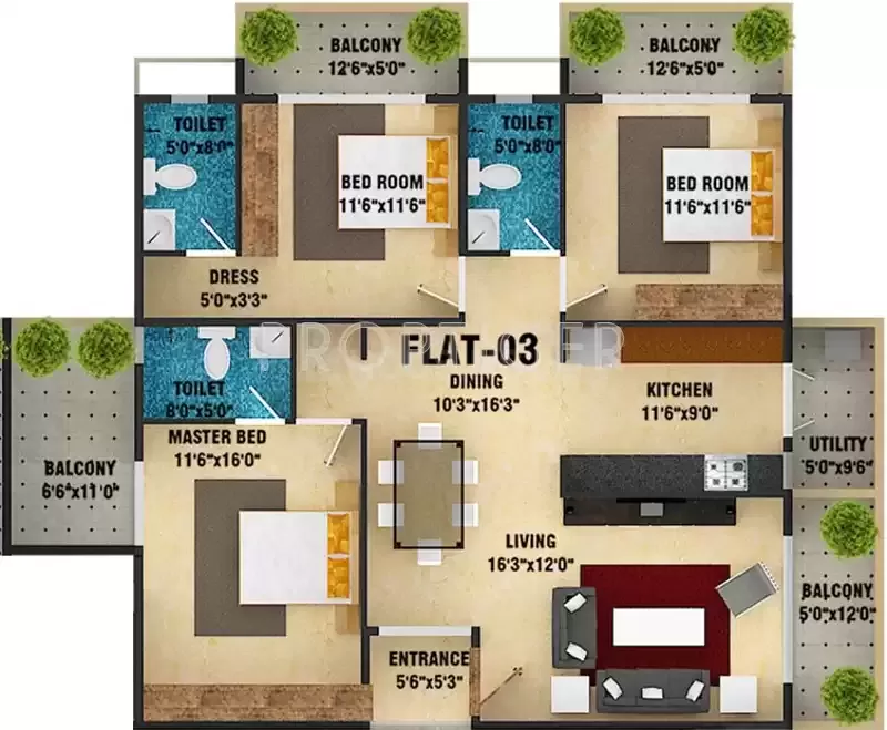 Floor plan for Ds max Skyscape