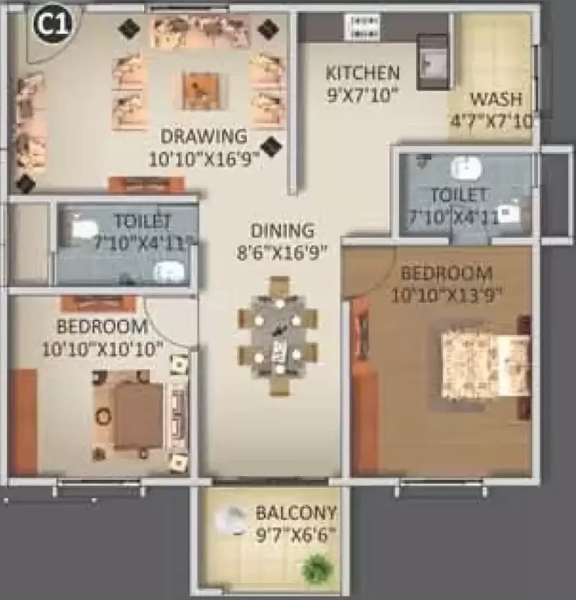 Floor plan for ELV Kingsland