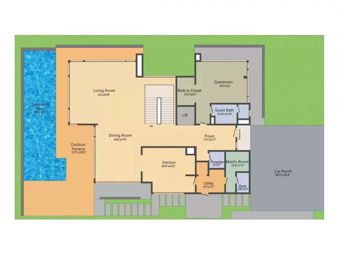 Floor plan for Embassy Boulevard