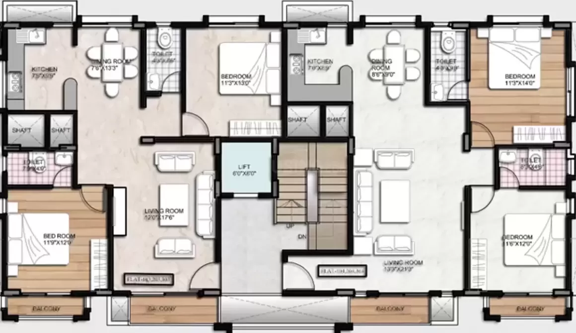 Floor plan for Eminence CMR Panorama