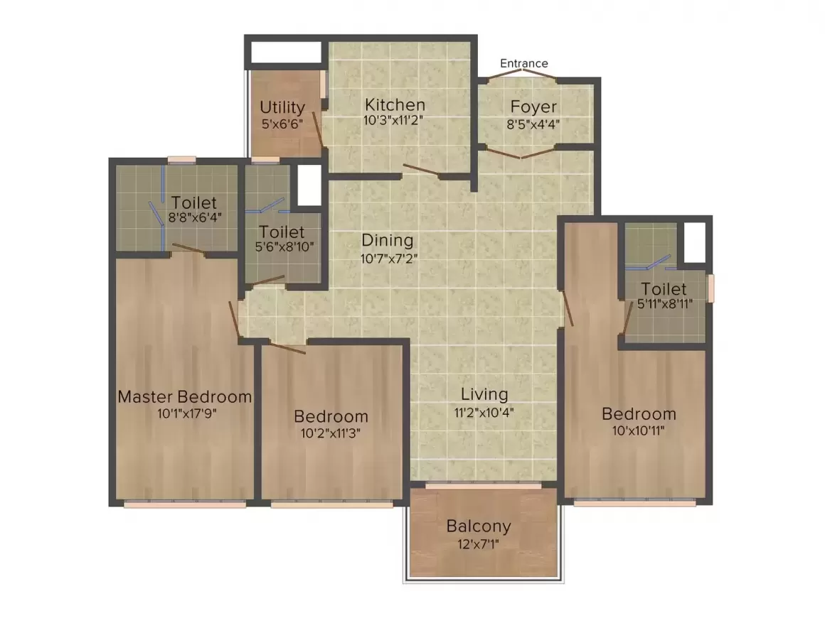 Floor plan for G Corp Residences