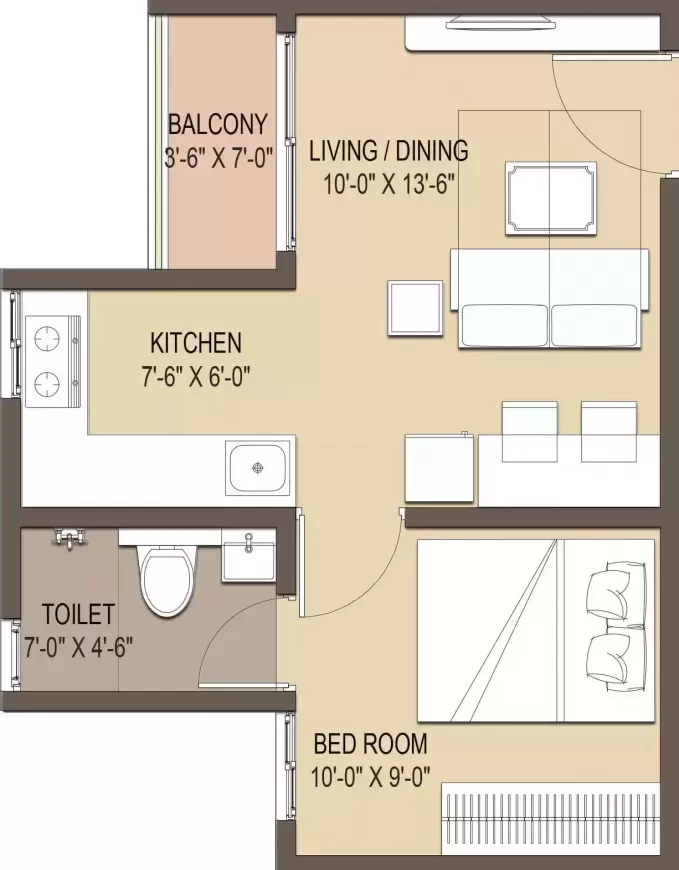 Floor plan for GM North Enclave