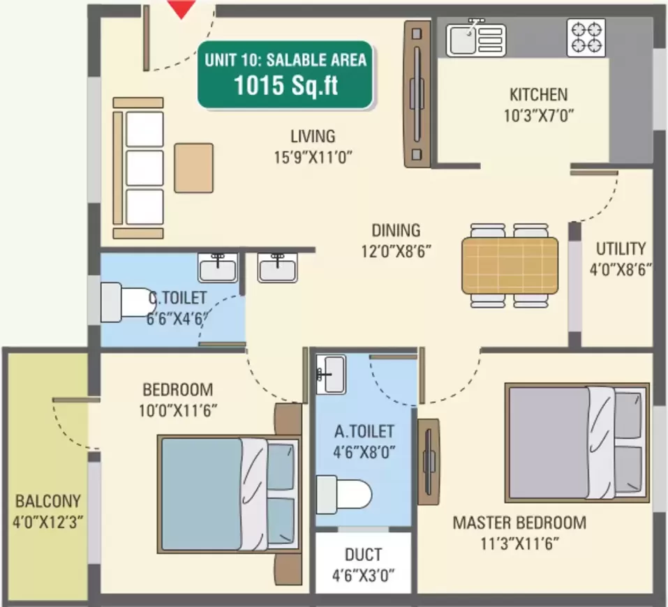 Floor plan for GR Gardenia