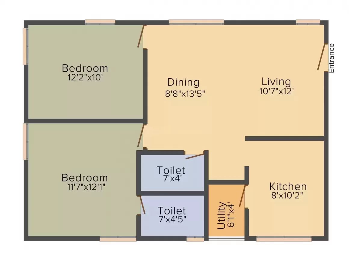 Floor plan for Galaxy The Trillium