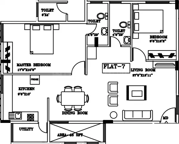 Floor plan for Global Pinnacle