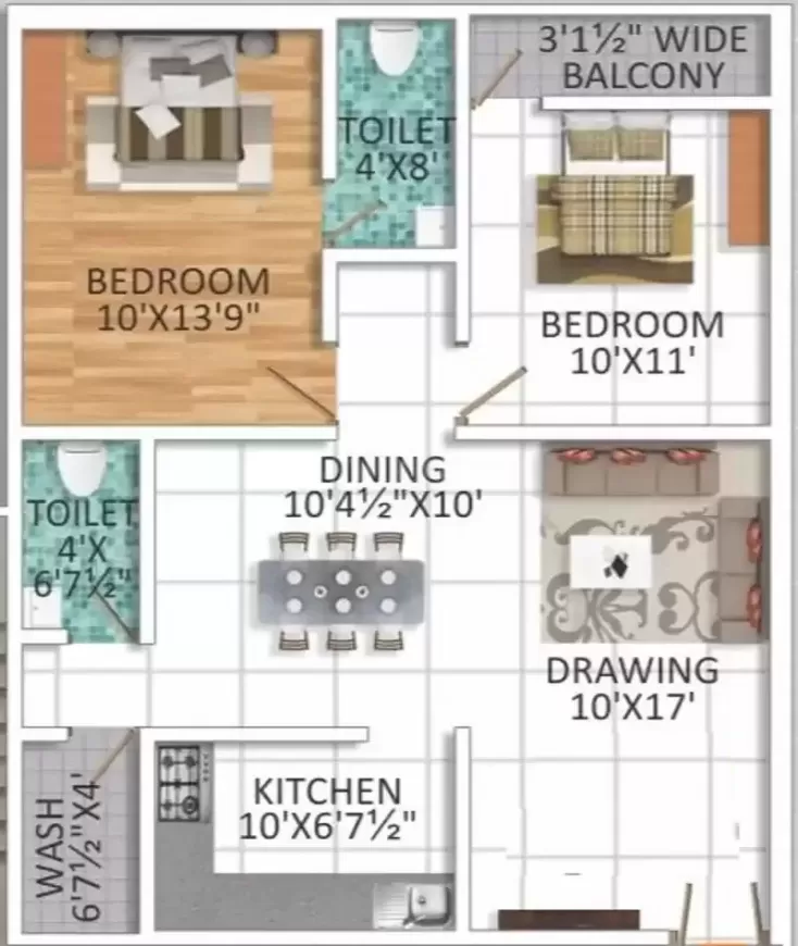 Floor plan for Go Green Arcade