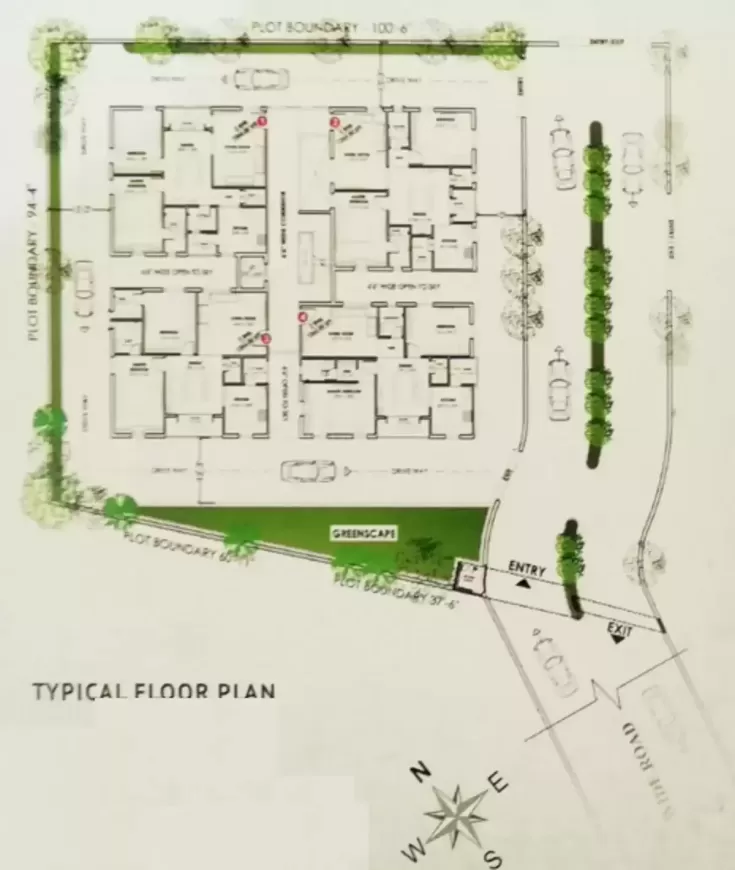 Floor plan for Gokul Nandanam Block A