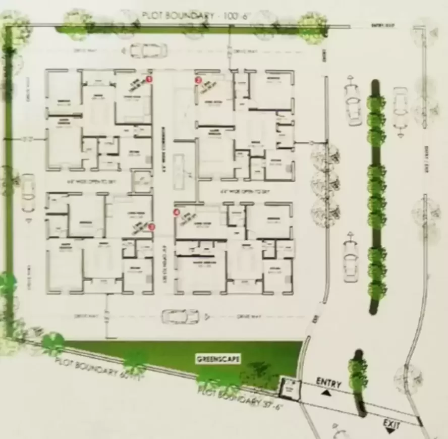 Floor plan for Gokul Nandanam Block C