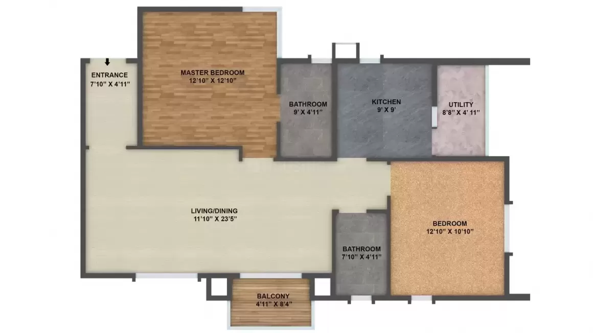 Floor plan for Golden Panorama