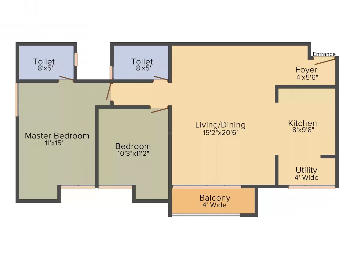 Floor plan for Gopalan Lake Front