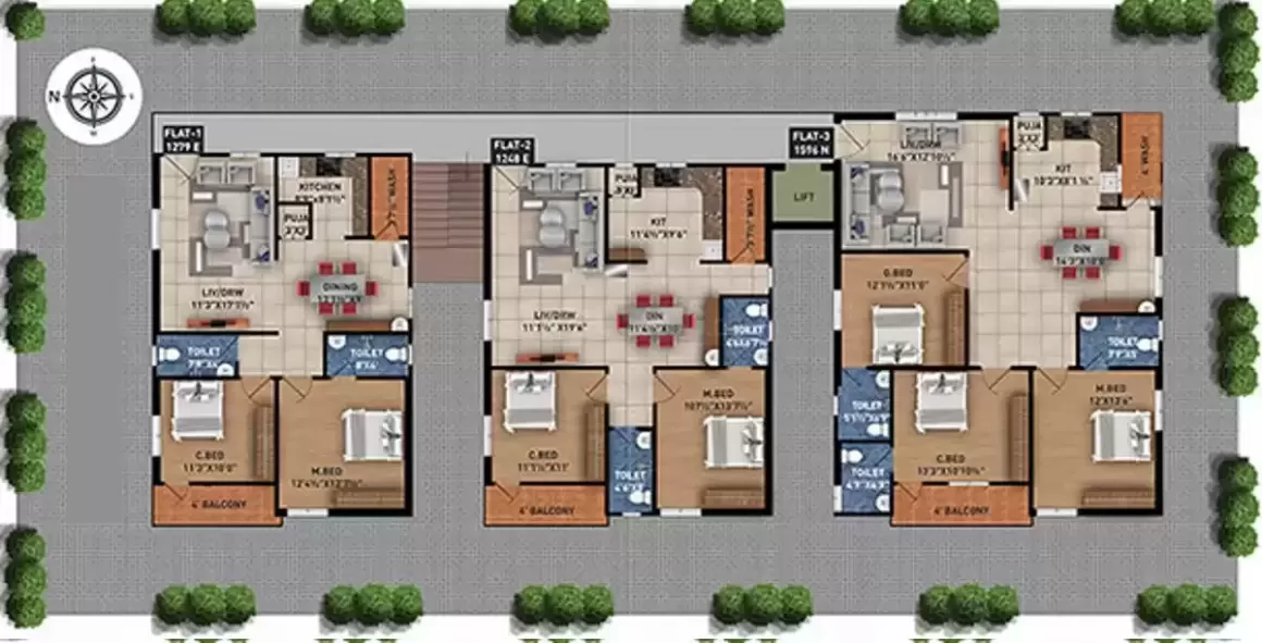 Floor plan for Gothics Pura Vida