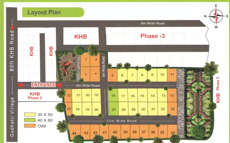 Floor plan for Green Sreenidhi Serenity