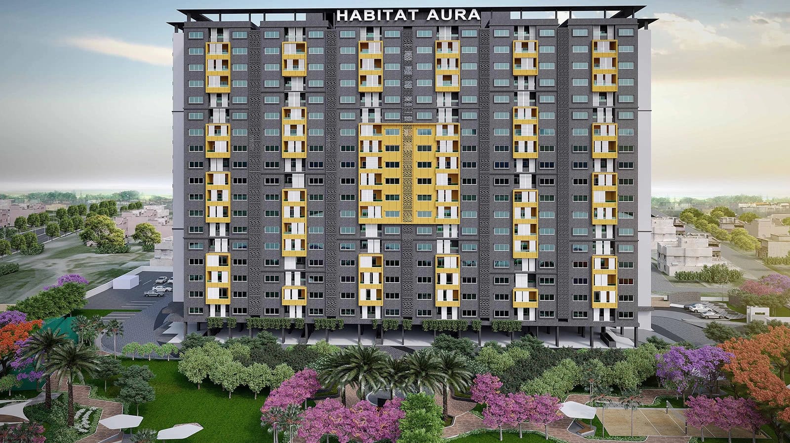 Floor plan for Habitat Aura