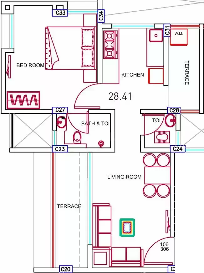 Floor plan for Immense Heights