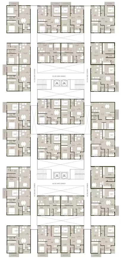 Floor plan for Janapriya Sitara A1