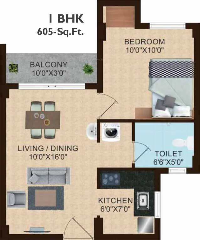 Floor plan for Shriram Codename Destination Phase IV