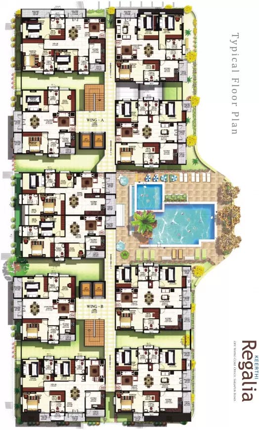 Floor plan for Keerthi Regalia