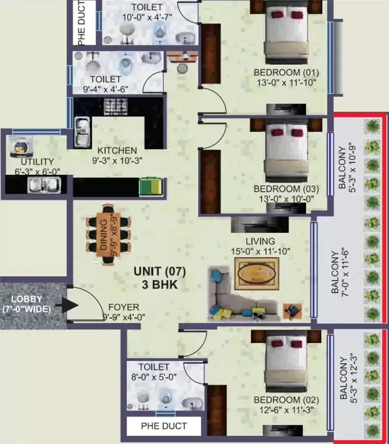 Floor plan for Krish Eirianwen