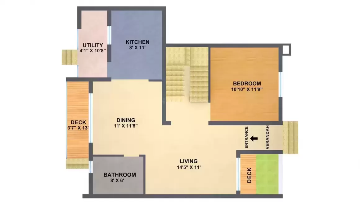 Floor plan for LGCL One Street