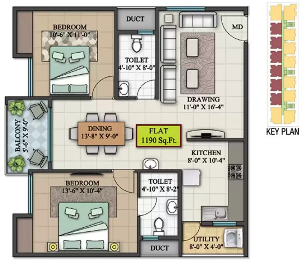 Floor plan for LVS Heights