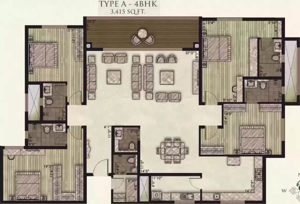 Floor plan for Legacy Alcazar