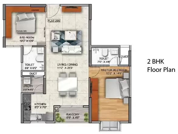 Floor plan for Mana Capitol Tower