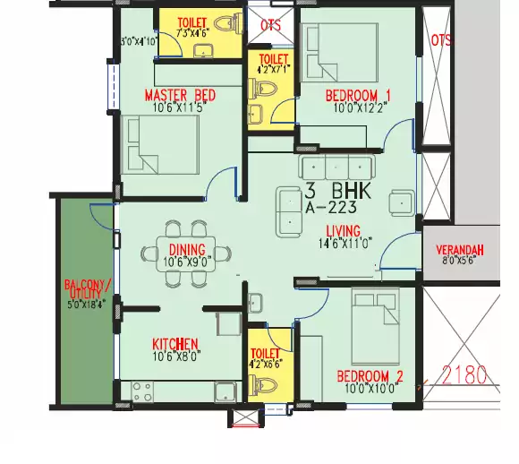 Floor plan for Multi Infinite