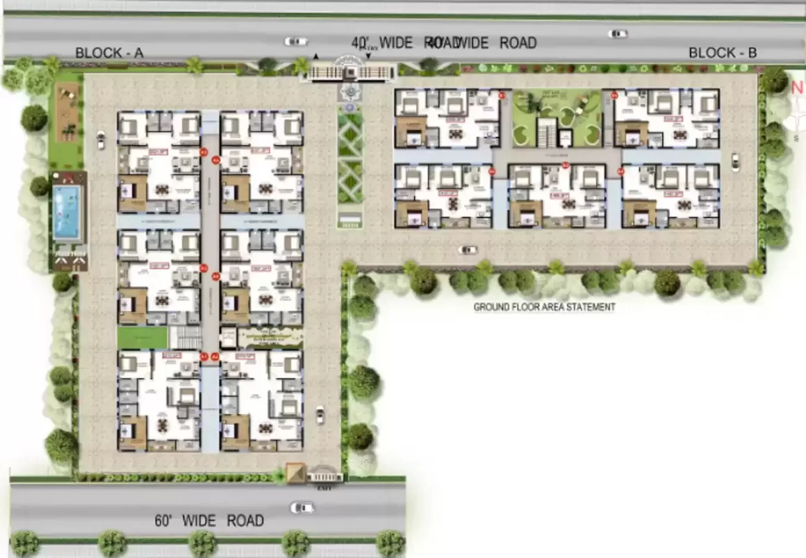 Floor plan for PVR Bhuvi Block B