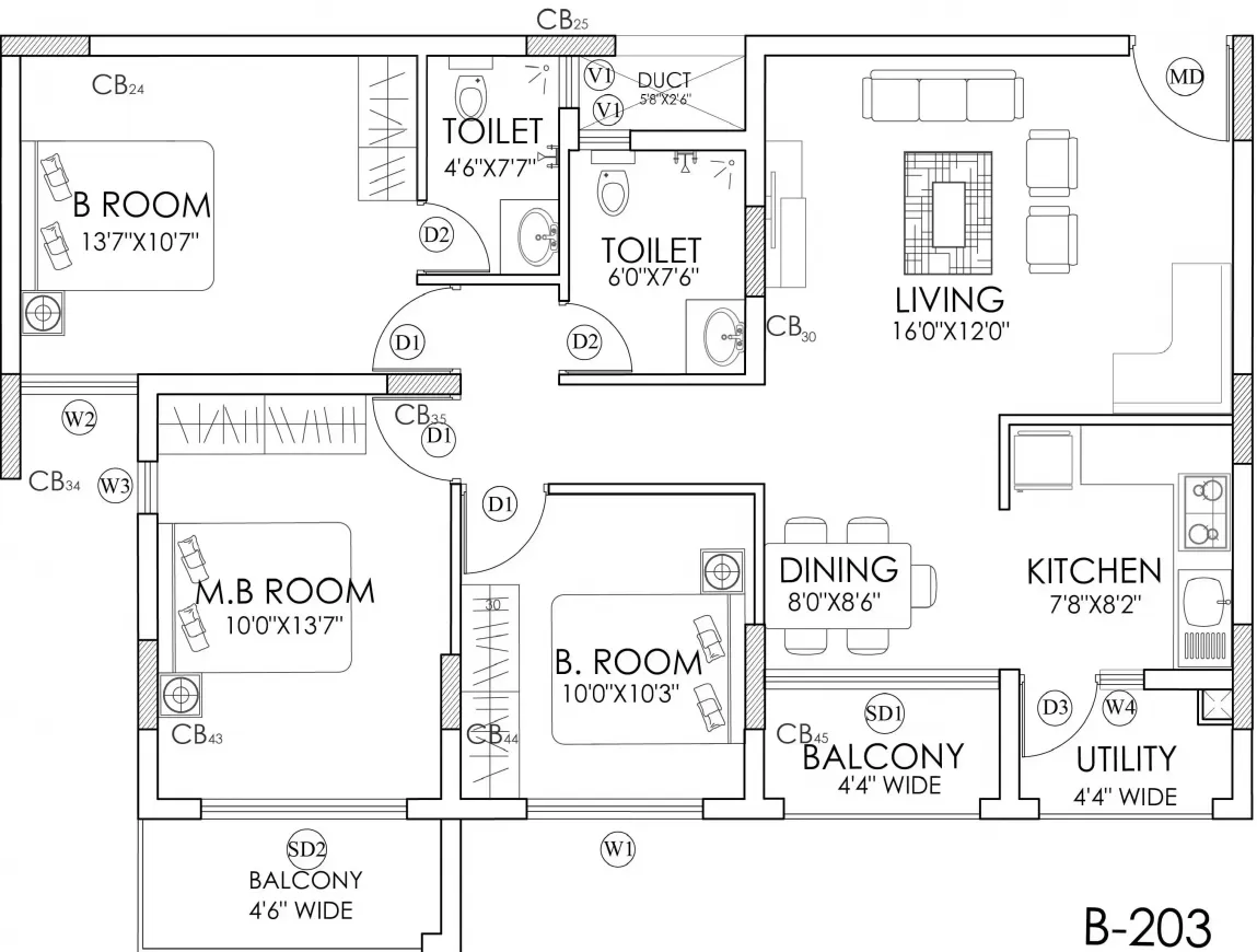 Floor plan for Perody Classic