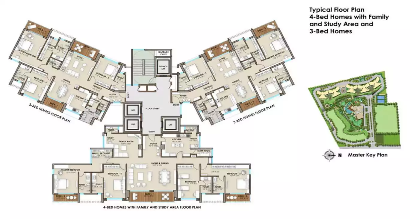 Floor plan for Phoenix One West