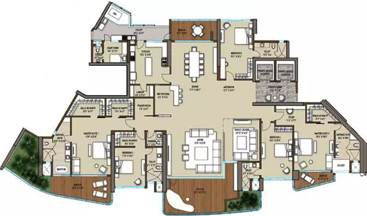 Floor plan for Phoenix Kessaku