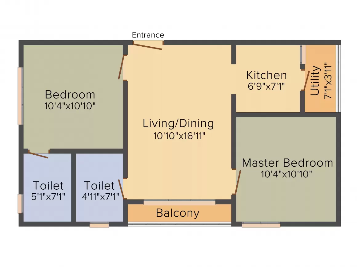 Floor plan for Praneeth Pranav Zenith